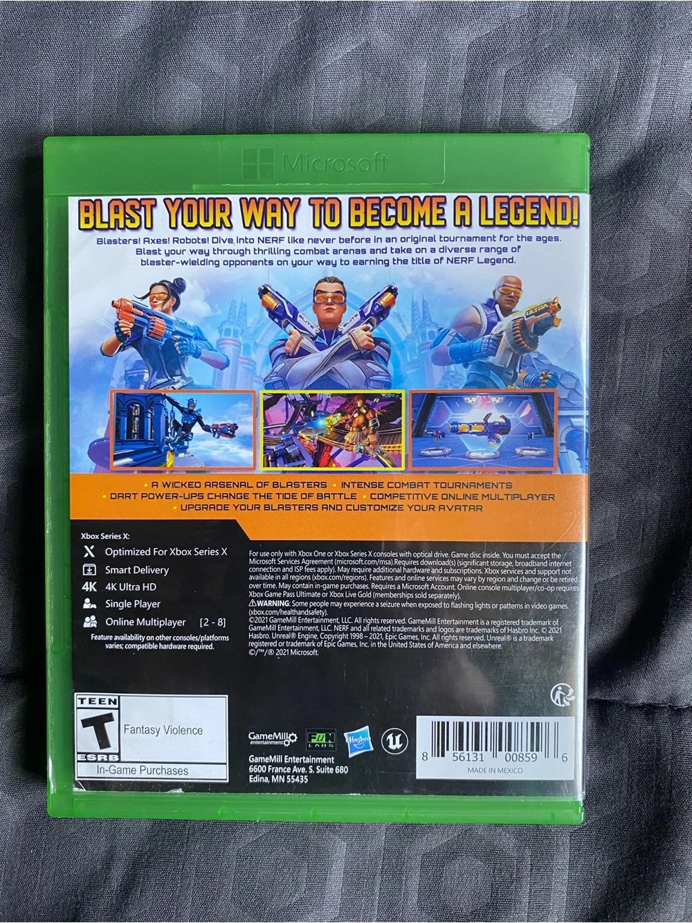 Nerf Legends Xbox One Game